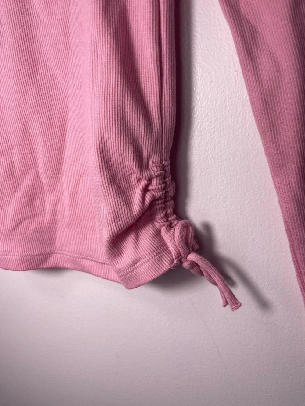 Epic Threads Gir’s Pink Long Sleeve Kids Top with Side Tie Size M(10-12) NWT